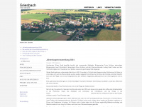 griesbach-oberpfalz.de Webseite Vorschau