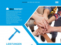 bau-perfekt.com Webseite Vorschau