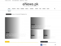 enews.pk Webseite Vorschau
