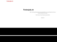 ferienjob.ch Webseite Vorschau