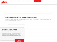 elektro-linder.ch Webseite Vorschau
