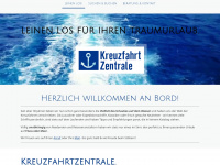 kreuzfahrtzentrale.de Webseite Vorschau