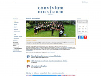 convivium-musicum.com Webseite Vorschau