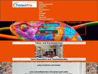 tintenpro.de Webseite Vorschau