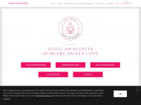hotel-am-kloster.de Webseite Vorschau