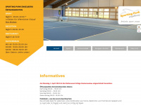 sportingpark.ch Webseite Vorschau