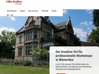 villabridler.ch Webseite Vorschau