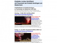 krefelder-lichter.de Webseite Vorschau