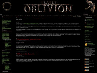 planetoblivion.de Webseite Vorschau