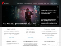 cdprojekt.com Webseite Vorschau