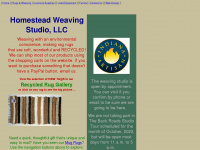 homesteadweaver.com Webseite Vorschau