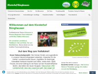 klosterbauer.de Webseite Vorschau