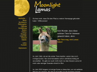 moonlight-lamas.de Webseite Vorschau