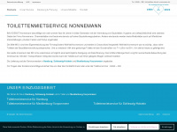 toilettenmietservice-nonnemann.de Webseite Vorschau