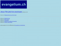evangelium.ch Webseite Vorschau