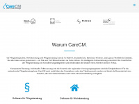carecm.de Webseite Vorschau