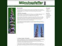 moenchspfeffer.net Webseite Vorschau