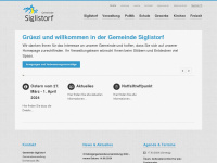 siglistorf.ch Webseite Vorschau