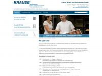 krause-backformen.de Webseite Vorschau