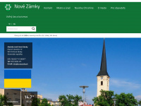 novezamky.sk Webseite Vorschau