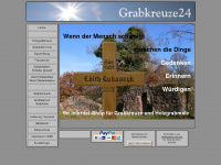 grabkreuze24.de Webseite Vorschau