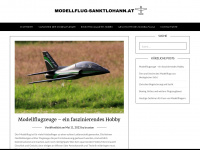 modellflug-sanktjohann.at Webseite Vorschau