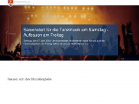 musikkapelle-iggenhausen.de Webseite Vorschau