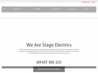 stage-electrics.co.uk Webseite Vorschau