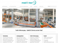medtex.at Webseite Vorschau