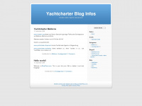 yachtcharter.wordpress.com Webseite Vorschau