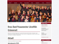 posaunenchor.ch Webseite Vorschau