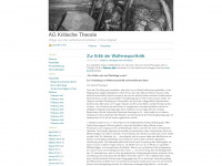 kritischetheorie.wordpress.com Webseite Vorschau