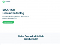 maarium.de Webseite Vorschau
