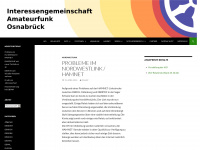amateurfunk-osnabrueck.de Webseite Vorschau