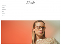 licefa-eyewear.com Webseite Vorschau