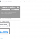 broadbandproviders.co.uk Webseite Vorschau
