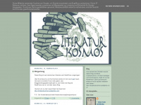 literaturkosmos.blogspot.com Webseite Vorschau