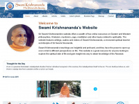 swami-krishnananda.org Webseite Vorschau