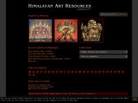 himalayanart.org Webseite Vorschau