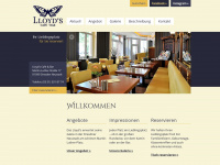 lloyds-cafe-bar.de Webseite Vorschau