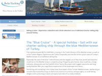 blue-cruise-turkey.com Webseite Vorschau