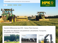 hpk-lohnunternehmen.de Webseite Vorschau
