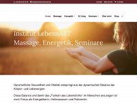 institut-lebensart.at Webseite Vorschau