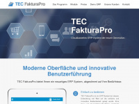 faktura-pro.com Webseite Vorschau