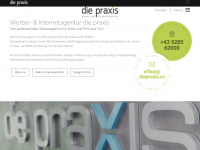 diepraxis.cc Webseite Vorschau