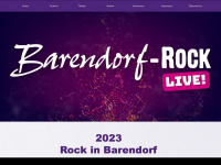 barendorf-rock.de Webseite Vorschau
