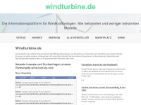 windturbine.de Webseite Vorschau