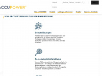 accupower.at Webseite Vorschau