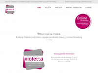 violetta-dannenberg.de Webseite Vorschau