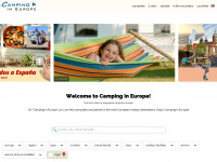 camping-in-europe.info Webseite Vorschau